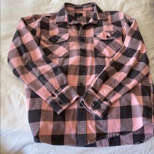 OBEY Plaid Flannel sz L